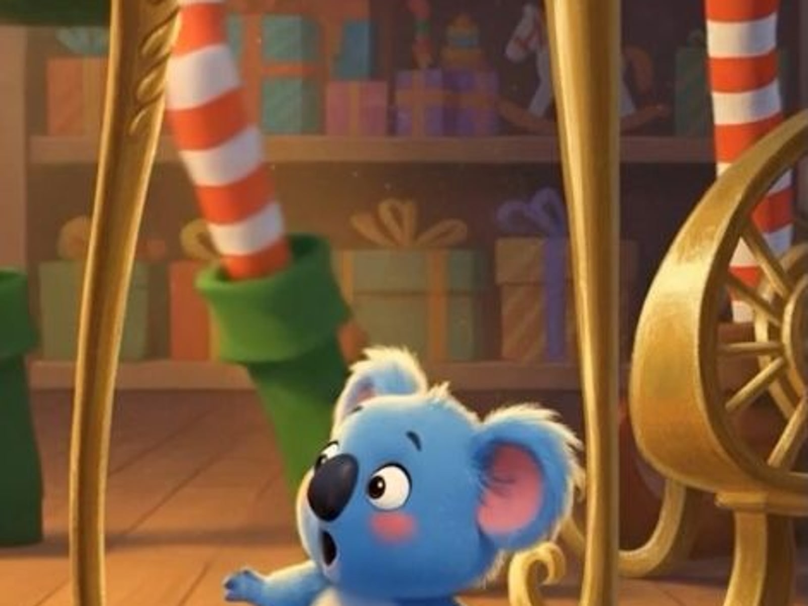 Film de Noël ADN — le koala dans l'atelier