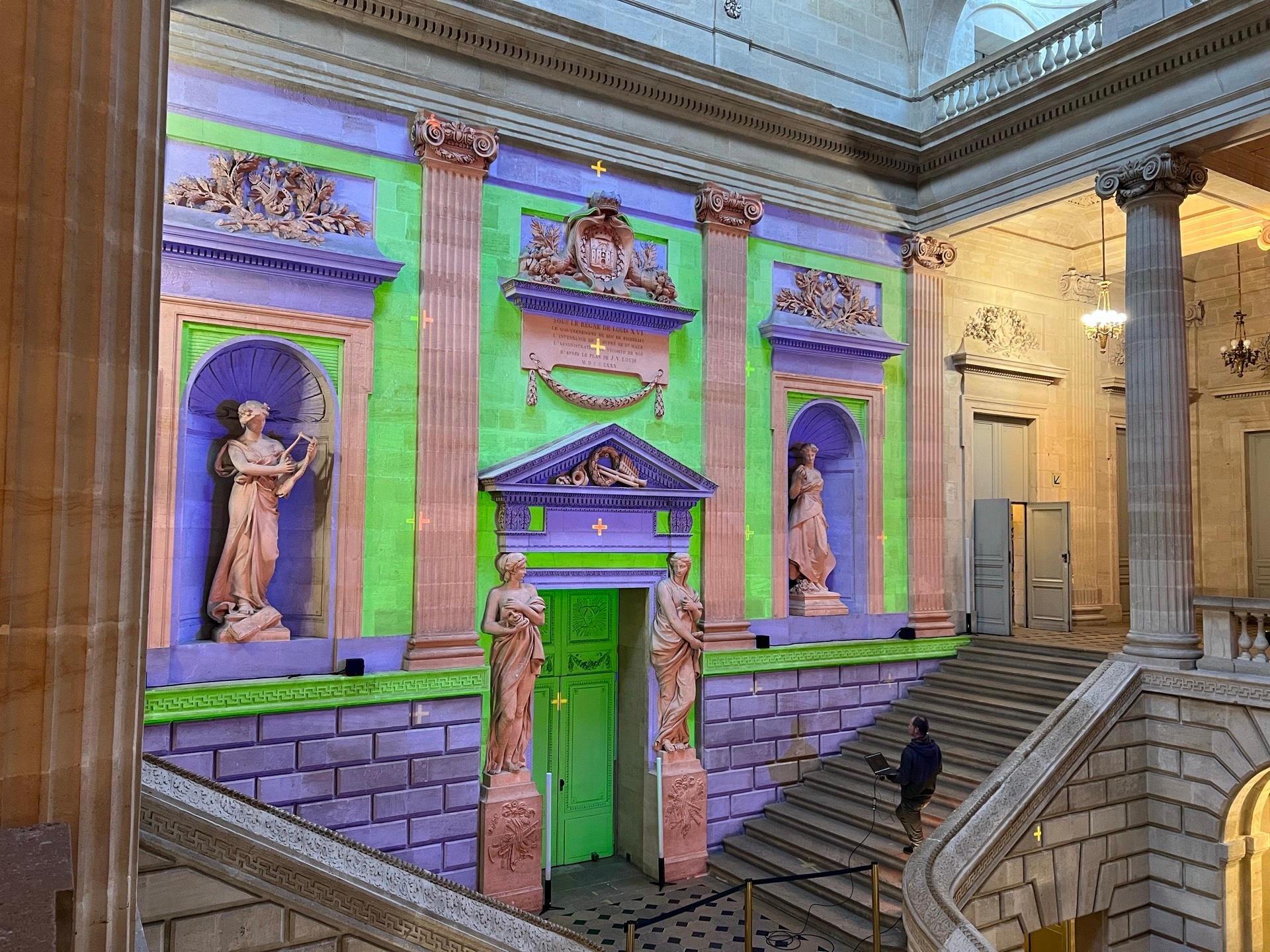 Mapping Grand Théâtre — projection architecturale